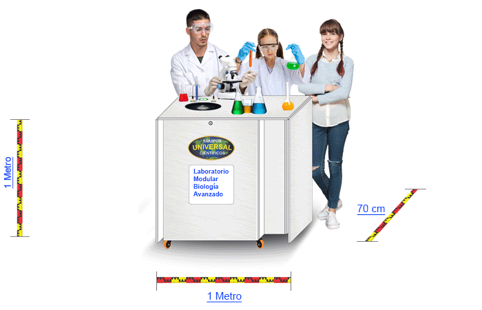 Laboratorio para colegio biología avanzado